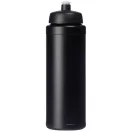 Baseline® Plus 750 ml bottle with sports lid, HDPE Plastic, PP Plastic,  solid black