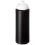 Baseline® Plus 750 ml bottle with sports lid, HDPE Plastic, PP Plastic,  solid black,White