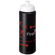   Baseline® Plus 750 ml bottle with sports lid, HDPE Plastic, PP Plastic,  solid black,White