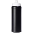 Baseline® Plus 750 ml bottle with sports lid, HDPE Plastic, PP Plastic,  solid black,White