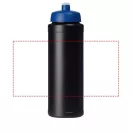 Baseline® Plus 750 ml bottle with sports lid, HDPE Plastic, PP Plastic,  solid black,Blue