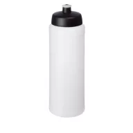   Baseline® Plus 750 ml bottle with sports lid, HDPE Plastic, PP Plastic, Transparent, solid black