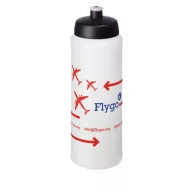   Baseline® Plus 750 ml bottle with sports lid, HDPE Plastic, PP Plastic, Transparent, solid black