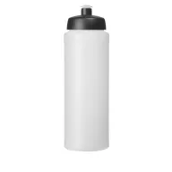   Baseline® Plus 750 ml bottle with sports lid, HDPE Plastic, PP Plastic, Transparent, solid black