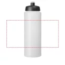Baseline® Plus 750 ml bottle with sports lid, HDPE Plastic, PP Plastic, Transparent, solid black