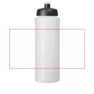   Baseline® Plus 750 ml bottle with sports lid, HDPE Plastic, PP Plastic, Transparent, solid black