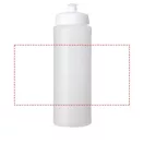 Baseline® Plus 750 ml bottle with sports lid, HDPE Plastic, PP Plastic, Transparent,White