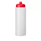 Baseline® Plus 750 ml bottle with sports lid, HDPE Plastic, PP Plastic, Transparent,Red  