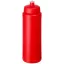 Baseline® Plus 750 ml bottle with sports lid, HDPE Plastic, PP Plastic, Red