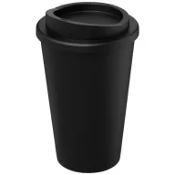   Recycled americano® 350 ml insulated tumbler, Recycled PP Plastic,  solid black