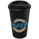 Recycled americano® 350 ml insulated tumbler, Recycled PP Plastic,  solid black