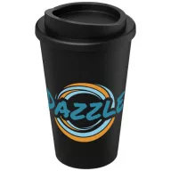   Recycled americano® 350 ml insulated tumbler, Recycled PP Plastic,  solid black