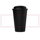 Recycled americano® 350 ml insulated tumbler, Recycled PP Plastic,  solid black