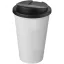 Cana de voiaj, 350 ml, 15,5xø9,5 cm, Americano, 20SEP0832, Polipropilena, Alb, Negru