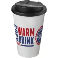   Cana de voiaj, 350 ml, 15,5xø9,5 cm, Americano, 20SEP0832, Polipropilena, Alb, Negru
