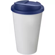   Cana de voiaj, 350 ml, 15,5xø9,5 cm, Americano, 20SEP0822, Polipropilena, Alb, Albastru