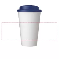   Cana de voiaj, 350 ml, 15,5xø9,5 cm, Americano, 20SEP0822, Polipropilena, Alb, Albastru