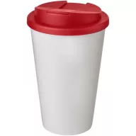   Cana de voiaj, 350 ml, 15,5xø9,5 cm, Americano, 20SEP0831, Polipropilena, Alb, Rosu