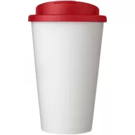   Cana de voiaj, 350 ml, 15,5xø9,5 cm, Americano, 20SEP0831, Polipropilena, Alb, Rosu