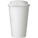 Cana de voiaj, 350 ml, 15,5xø9,5 cm, Americano, 20SEP0820, Polipropilena, Alb