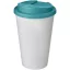 Cana de voiaj, 350 ml, 15,5xø9,5 cm, Americano, 20SEP0821, Polipropilena, Alb, Albastru