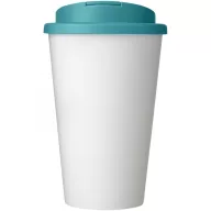   Cana de voiaj, 350 ml, 15,5xø9,5 cm, Americano, 20SEP0821, Polipropilena, Alb, Albastru