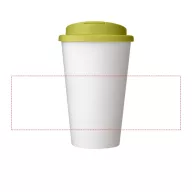   Cana de voiaj, 350 ml, 15,5xø9,5 cm, Americano, 20SEP0826, Polipropilena, Alb, Verde