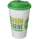 Cana de voiaj, 350 ml, 15,5xø9,5 cm, Americano, 20SEP0824, Polipropilena, Alb, Verde