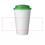   Cana de voiaj, 350 ml, 15,5xø9,5 cm, Americano, 20SEP0824, Polipropilena, Alb, Verde