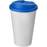   Cana de voiaj, 350 ml, 15,5xø9,5 cm, Americano, 20SEP0827, Polipropilena, Alb, Albastru