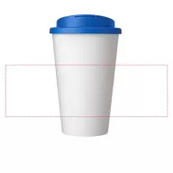   Cana de voiaj, 350 ml, 15,5xø9,5 cm, Americano, 20SEP0827, Polipropilena, Alb, Albastru