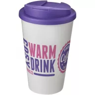   Cana de voiaj, 350 ml, 15,5xø9,5 cm, Americano, 20SEP0830, Polipropilena, Alb, Violet