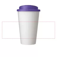   Cana de voiaj, 350 ml, 15,5xø9,5 cm, Americano, 20SEP0830, Polipropilena, Alb, Violet