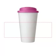   Cana de voiaj, 350 ml, 15,5xø9,5 cm, Americano, 20SEP0829, Polipropilena, Alb, Roz
