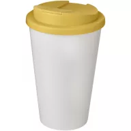   Cana de voiaj, 350 ml, 15,5xø9,5 cm, Americano, 20SEP0833, Polipropilena, Alb, Galben