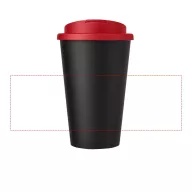   Cana de voiaj, 350 ml, 15,5xø9,5 cm, Americano, 20SEP0818, Polipropilena, Negru, Rosu