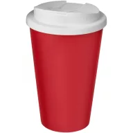   Cana de voiaj, 350 ml, 15,5xø9,5 cm, Americano, 20SEP0816, Polipropilena, Rosu, Alb