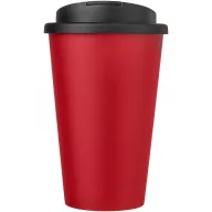   Cana de voiaj, 350 ml, 15,5xø9,5 cm, Americano, 20SEP0815, Polipropilena, Rosu, Negru