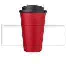 Cana de voiaj, 350 ml, 15,5xø9,5 cm, Americano, 20SEP0815, Polipropilena, Rosu, Negru