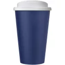 Cana de voiaj, 350 ml, 15,5xø9,5 cm, Americano, 20SEP0805, Polipropilena, Albastru, Alb