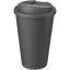 Cana de voiaj, 350 ml, 15,5xø9,5 cm, Americano, 20SEP0808, Polipropilena, Gri