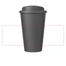 Cana de voiaj, 350 ml, 15,5xø9,5 cm, Americano, 20SEP0808, Polipropilena, Gri