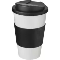   Cana de voiaj, 350 ml, 15,5xø9,5 cm, Americano, 20SEP0802, Polipropilena, Alb, Negru