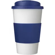   Cana de voiaj, 350 ml, 15,5xø9,5 cm, Americano, 20SEP0794, Polipropilena, Alb, Albastru