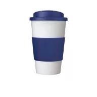   Cana de voiaj, 350 ml, 15,5xø9,5 cm, Americano, 20SEP0794, Polipropilena, Alb, Albastru