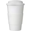 Cana de voiaj, 350 ml, 15,5xø9,5 cm, Americano, 20SEP0792, Polipropilena, Alb