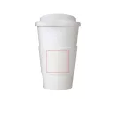 Cana de voiaj, 350 ml, 15,5xø9,5 cm, Americano, 20SEP0792, Polipropilena, Alb