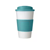   Cana de voiaj, 350 ml, 15,5xø9,5 cm, Americano, 20SEP0793, Polipropilena, Alb, Albastru