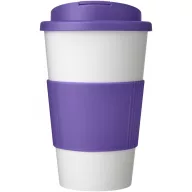   Cana de voiaj, 350 ml, 15,5xø9,5 cm, Americano, 20SEP0800, Polipropilena, Alb, Violet