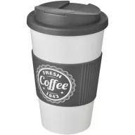   Cana de voiaj, 350 ml, 15,5xø9,5 cm, Americano, 20SEP0796, Polipropilena, Alb, Gri
